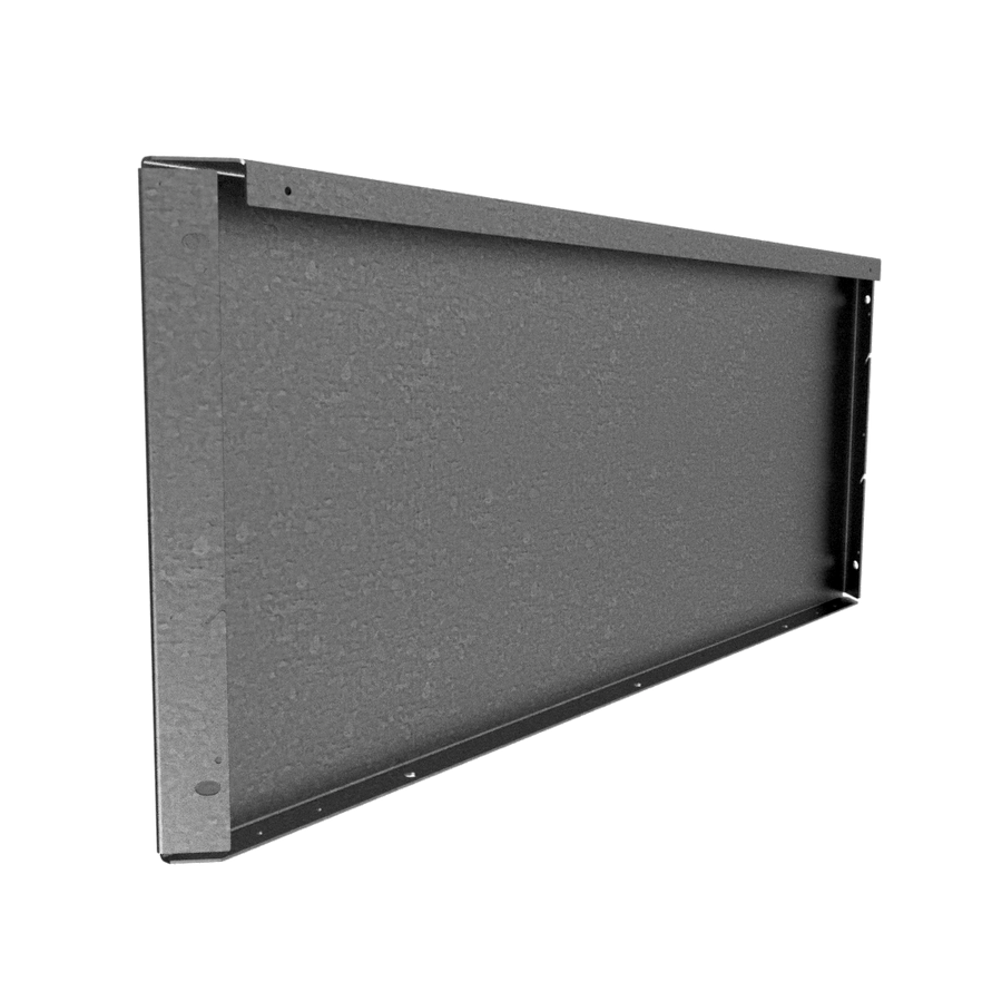 Straightcurve Zero-Flex Planter Panel Galvanised 400mm Tall x 1000mm