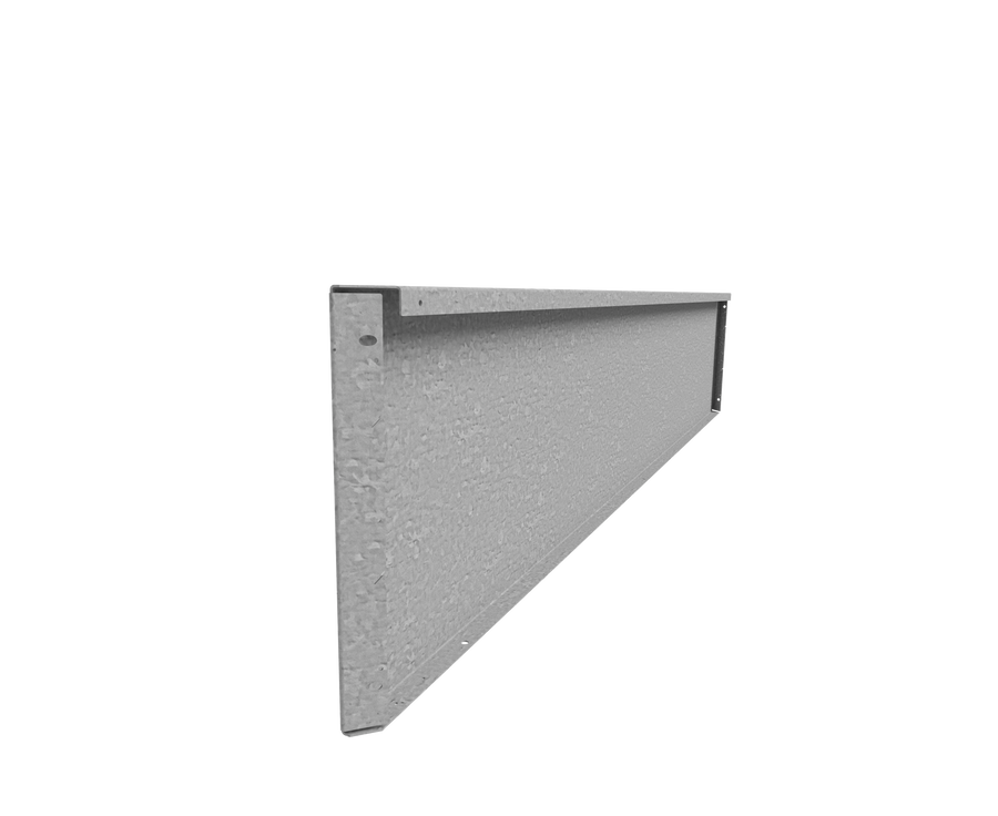 Straightcurve Zero-Flex Planter Panel Galvanised 400mm Tall x 2000mm - Bundle (10 Panels)